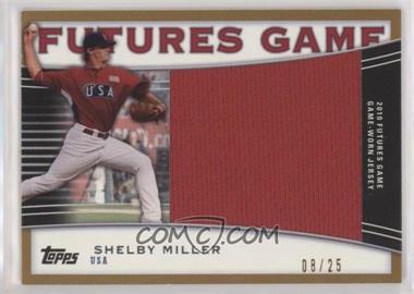 2010 Topps Pro Debut - Futures Game Relics - Gold #FGR-SM - Shelby Miller /25