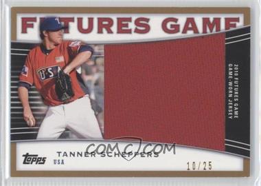 2010 Topps Pro Debut - Futures Game Relics - Gold #FGR-TS - Tanner Scheppers /25