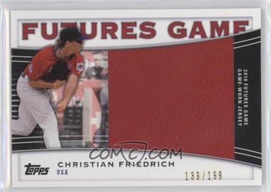 2010 Topps Pro Debut - Futures Game Relics #FGR-CF - Christian Friedrich /199