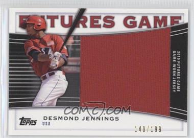 2010 Topps Pro Debut - Futures Game Relics #FGR-DJ.2 - Desmond Jennings (Hands At Waist) /199