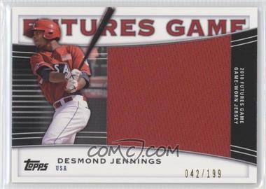 2010 Topps Pro Debut - Futures Game Relics #FGR-DJ.2 - Desmond Jennings (Hands At Waist) /199