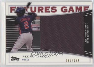 2010 Topps Pro Debut - Futures Game Relics #FGR-PC - Pedro Ciriaco /199