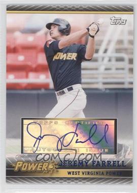 2010 Topps Pro Debut - Prospect Autographs - Blue #PDA-JF - Jeremy Farrell /199