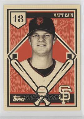 2010 Topps San Francisco Giants Levi's Workshops - [Base] #18 - Matt Cain