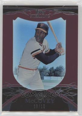 2010 Topps Sterling - [Base] - Burgundy #11 - Willie McCovey /10