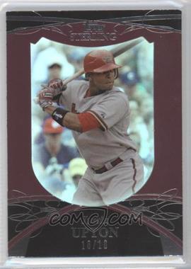 2010 Topps Sterling - [Base] - Burgundy #73 - Justin Upton /10