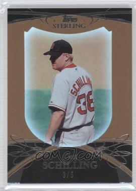 2010 Topps Sterling - [Base] - Gold #13 - Curt Schilling /5