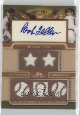 2010 Topps Sterling - Career Chronicles Five Relic Autographs #5CCAR-2 - Bob Feller /10