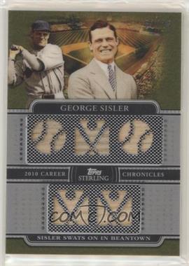 2010 Topps Sterling - Career Chronicles Relics Five #5CCR-22 - George Sisler /25