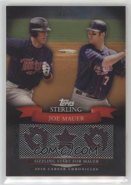 2010 Topps Sterling - Career Chronicles Relics Triple #3CCR-16 - Joe Mauer /25