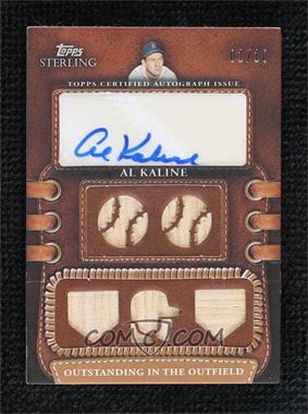 2010 Topps Sterling - Legendary Leather 5 Relic Autographs #5LLAR-22 - Al Kaline /10