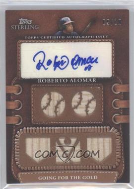 2010 Topps Sterling - Legendary Leather 5 Relic Autographs #5LLAR-3 - Roberto Alomar /10