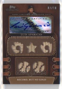 2010 Topps Sterling - Legendary Leather 5 Relic Autographs #5LLAR-9 - Luis Aparicio /10