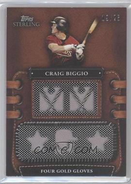 2010 Topps Sterling - Legendary Leather Relics 5 #5LLR-44 - Craig Biggio /25