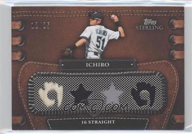 2010 Topps Sterling - Legendary Leather Relics Quad #4LLR-58 - Ichiro Suzuki /25