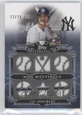 2010 Topps Sterling - Sterling Stats Relics Six #SSR-122 - Don Mattingly /25