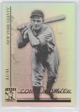 2010 Topps Tribute - [Base] - Black & White #10 - Mel Ott /99