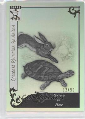 2010 Topps Tribute - [Base] - Black & White #GR-100 - Tortoise vs. Hare /99