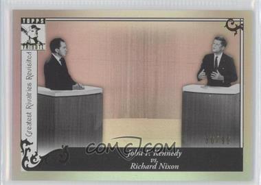 2010 Topps Tribute - [Base] - Black & White #GR-95 - John F. Kennedy vs. Richard Nixon /99