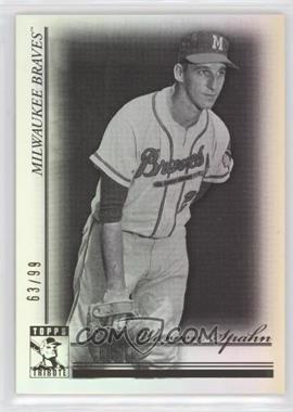 2010 Topps Tribute - [Base] - Black #41 - Warren Spahn /99