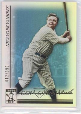 2010 Topps Tribute - [Base] - Blue #1 - Babe Ruth /399