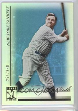 2010 Topps Tribute - [Base] - Blue #1 - Babe Ruth /399