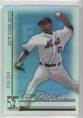 2010 Topps Tribute - [Base] - Blue #66 - Johan Santana /399