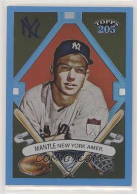 2010 Topps Tribute - [Base] - Blue #82 - Topps 205 - Mickey Mantle /399 [EX to NM]