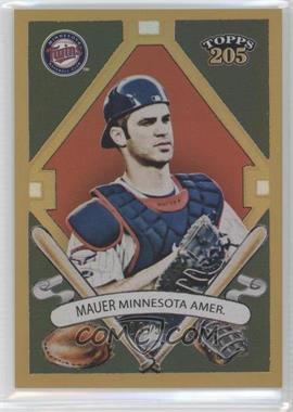 2010 Topps Tribute - [Base] - Gold #84 - Topps 205 - Joe Mauer /50