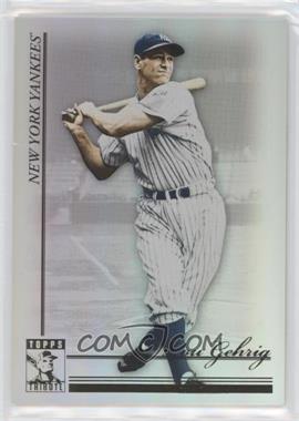 2010 Topps Tribute - [Base] #18 - Lou Gehrig