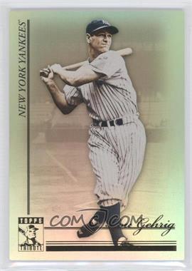 2010 Topps Tribute - [Base] #18 - Lou Gehrig