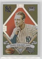 Topps 205 - Lou Gehrig