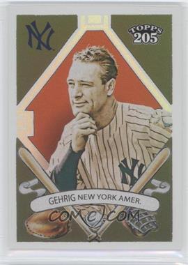 2010 Topps Tribute - [Base] #76 - Topps 205 - Lou Gehrig