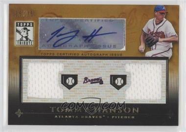 2010 Topps Tribute - Dual Relic Autographs - Gold #TADR-TH - Tommy Hanson /25