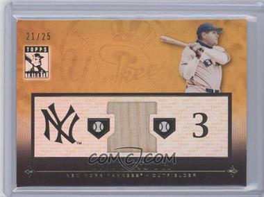 2010 Topps Tribute - Relic - Gold #TR-BRU - Babe Ruth /25