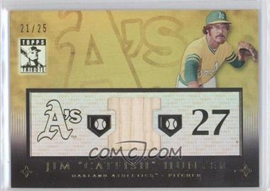 2010 Topps Tribute - Relic - Gold #TR-CH - Jim "Catfish" Hunter /25