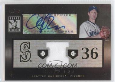 2010 Topps Tribute - Relic Autographs - Black #TAR-CL - Cliff Lee /50