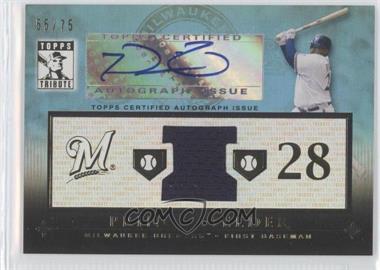 2010 Topps Tribute - Relic Autographs - Blue #TAR-PF - Prince Fielder /75