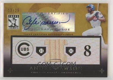 2010 Topps Tribute - Relic Autographs - Gold #TAR-AD - Andre Dawson /25