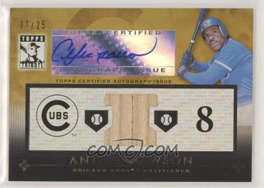 2010 Topps Tribute - Relic Autographs - Gold #TAR-AD3 - Andre Dawson /25