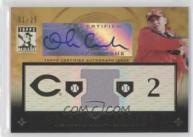 2010 Topps Tribute - Relic Autographs - Gold #TAR-OC - Orlando Cabrera /25