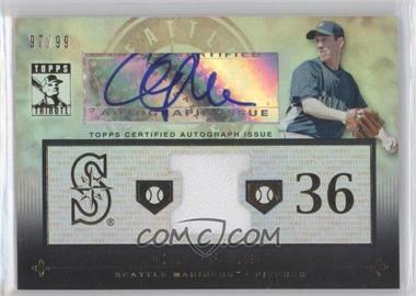 2010 Topps Tribute - Relic Autographs #TAR-CL2 - Cliff Lee /99