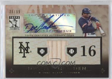 2010 Topps Tribute - Relic Autographs #TAR-DGO2 - Dwight Gooden /99