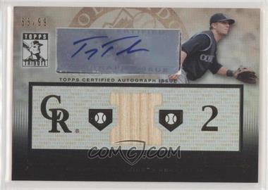 2010 Topps Tribute - Relic Autographs #TAR-TT4 - Troy Tulowitzki /99