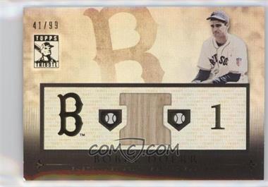 2010 Topps Tribute - Relic #TR-BD - Bobby Doerr /99