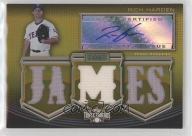 2010 Topps Triple Threads - Autographed Relics - Gold #TTAR-170 - Rich Harden /9