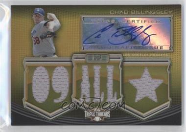 2010 Topps Triple Threads - Autographed Relics - Gold #TTAR-25 - Chad Billingsley /9