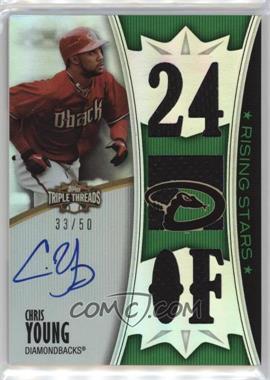 2010 Topps Triple Threads - [Base] - Emerald #132 - Rising Stars - Chris Young /50