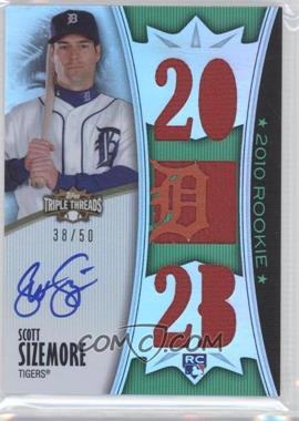 2010 Topps Triple Threads - [Base] - Emerald #141 - Rising Stars - Scott Sizemore /50