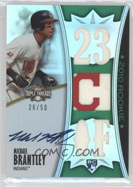 2010 Topps Triple Threads - [Base] - Emerald #189 - Rising Stars - Michael Brantley /50